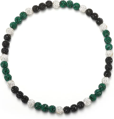 Vista 7 de Collar de Cadena de Béisbol con Perlas para Hombres, Regalos de Collar de Béisbol de la Colección Bling Ice para Niños, Collar de Accesorios