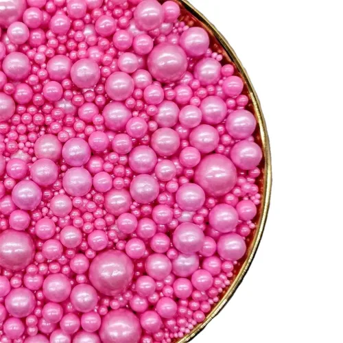 Vista 9 de Gránulos de perlas verdes, chispas para pasteles, chispas de galletas, perlas de azúcar, perlas de caramelo comestibles, 4.59 oz, 4.6 onzas