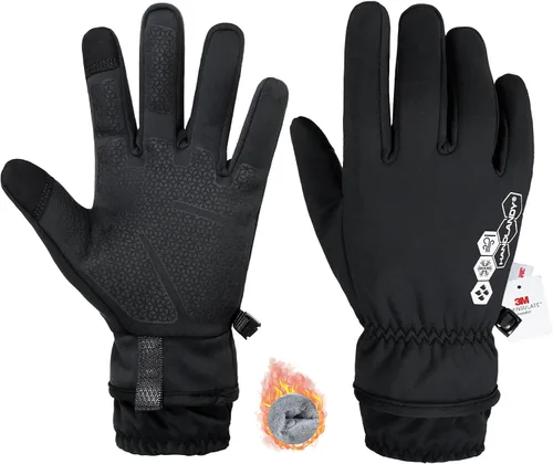 Vista 10 de HANDLANDY Winter Work Gloves, 3M Thinsulate Waterproof Insulated Glove for Men Women
