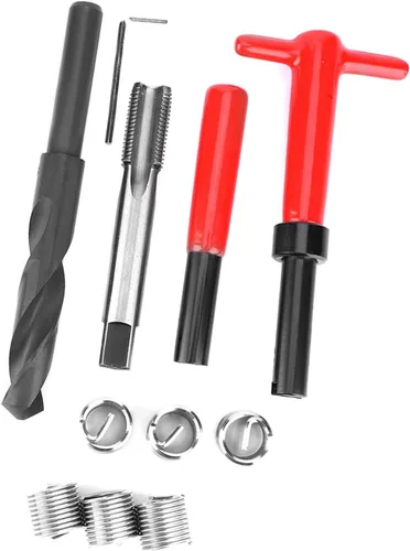 Vista 2 de Kit de reparación de roscas M16x1.5, kit de reparación de roscas de rosca, kit de reparación de roscas de rosca hembra de acero inoxidable, kit