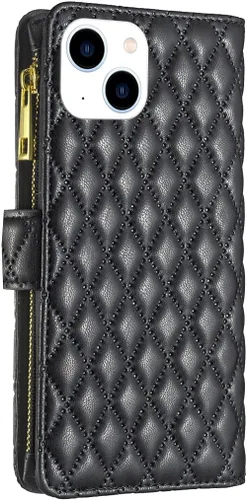 Vista 8 de Asuwish Funda de teléfono para iPhone 14 de 6.1 pulgadas con protector de pantalla de vidrio templado y soporte para tarjeta de crédito, accesorios