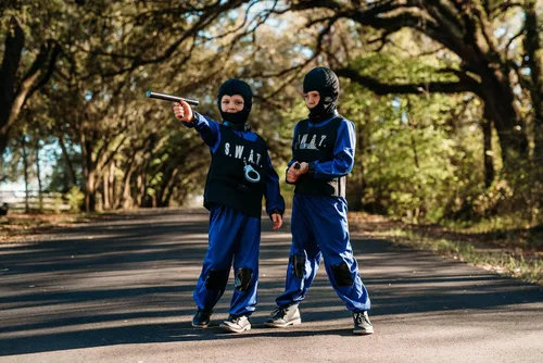Vista 7 de ReliBeauty Swat - Disfraz de policía para niños