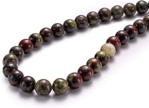 Vista 47 de BEADIA Cuentas redondas de jade africano natural de piedra suelta semipreciosas para hacer joyas 4MM 38cm/hebra
