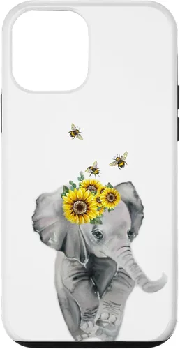 Vista 16 de Elephant Bumble bee - Sunflower Animal Lover Honey Bees Case for iPhone 17