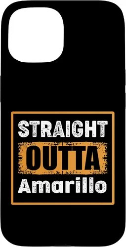 Vista 6 de Straight Outta Amarillo Texas USA Retro Distressed Vintage Case for iPhone 17