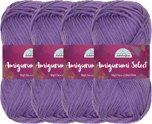 Vista 28 de JubileeYarn Amigurumi Select - Hilo acrílico DK - Begonia - 4 madejas
