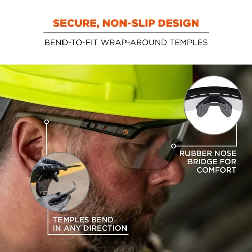 Vista 3 de Ergodyne Skullerz Aegir - Lentes de seguridad, ANSI Z87.1+