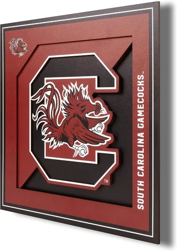 Vista 63 de YouTheFan NCAA Texas A&M Aggies - Arte de pared de la serie de logotipos 3D - 12x12 pulgadas