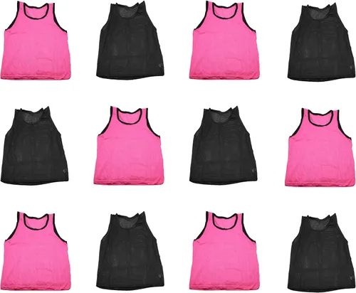Vista 72 de BlueDot Trading Adult & Youth Scrimmage Training Vests for Soccer, Basketball & More – Available in 1, 6, 12, 24 Packs Amarillo