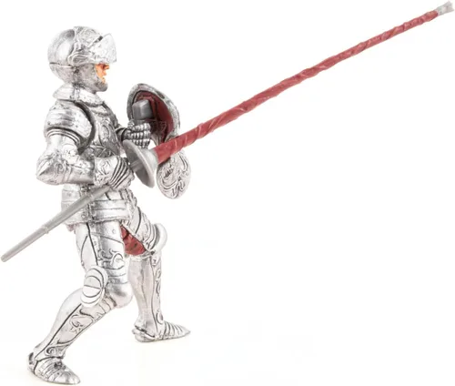 Vista 3 de Papo - Figura realista de caballero blindado - A partir de 3 años - Colección de fantasía y medieval - Juego creativo de batalla medieval - Juguete