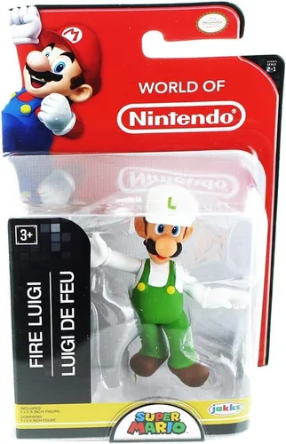 Vista 2 de World of Nintendo - Figura de acción de Luigi Fire de 2,5