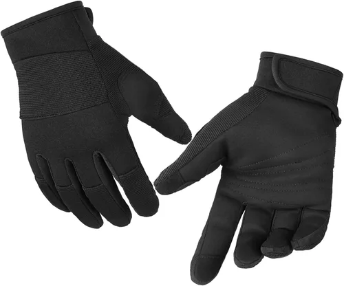 Vista 9 de OZERO Guantes de trabajo para hombres y mujeres: guantes de mecánico para pantalla táctil, agarre firme, destreza, guantes ligeros para construcción