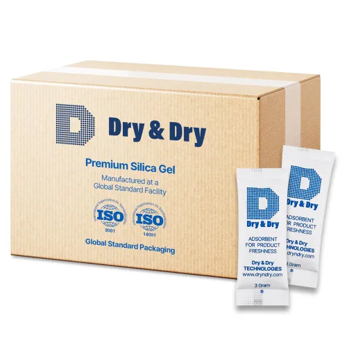 Vista 14 de Dry & Dry 0.02 oz [50 paquetes] Paquetes de gel de sílice seguros para alimentos y farmacéuticos desecantes - Paquetes de gel de sílice Tyvek®
