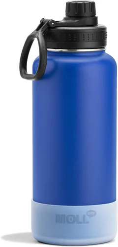 Vista 25 de Botella de agua de 12 oz para niños de acero inoxidable con aislamiento al vacío de boca ancha Botella de agua deportiva - Pequeña botella de agua