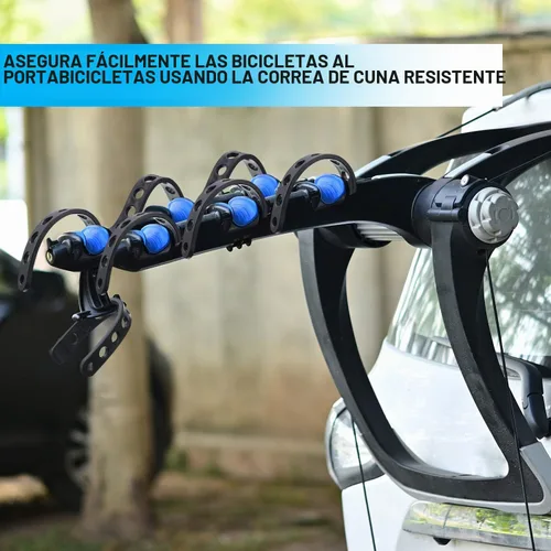 Vista 4 de Boao - Soporte para bicicleta (6 unidades), correas de goma para ciclismo