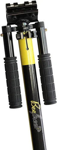 Vista 8 de Bee Free Patinete para niños, adolescentes y adultos, manubrio ajustable, construcción plegable, freno de pie trasero, suspensión antigolpes
