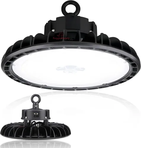 Vista 23 de RuggedGrade 100W Corvus II serie LED alta bahía UFO Warehouse Iluminación