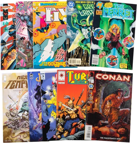 Vista 3 de 10 Colección Variada de Cómics de Valor - Increíble Selección de DC, Marvel y Editores Independientes - Sin Duplicados ni Contenido Inapropiado