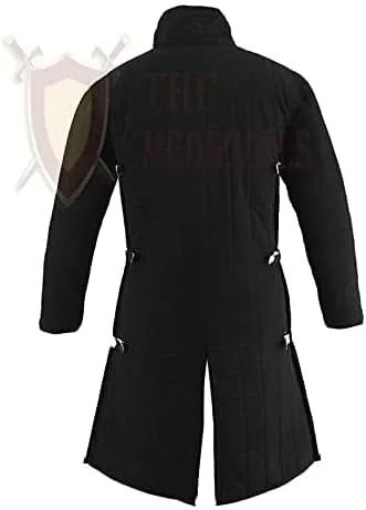 Vista 4 de Gambeson Coat Thick Padded Full Sleeves Gambeson Coat Aketon Jacket Armor Cotton Gambeson Jacket by ITS Medieval
