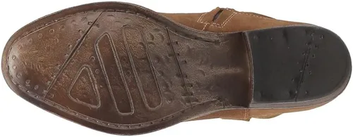 Vista 5 de Dingo Botas de gamuza Daisy Mae para mujer, tacón bajo, 1-2 pulgadas, color marrón