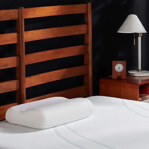 Vista 5 de TEMPUR-Adapt (Supreme) - Cubrecolchón de espuma viscoelástica de 3 pulgadas y almohada de cuello Tempur-Pedic TEMPUR-Ergo, perfil medio