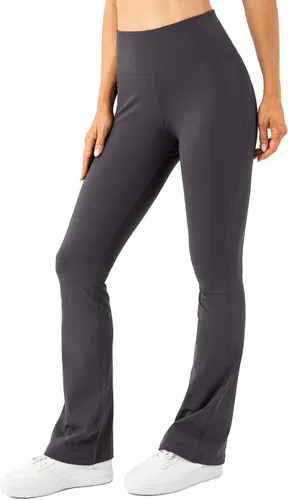 Vista 4 de Lavento Pantalones de yoga acampanados para mujer con corte de bota