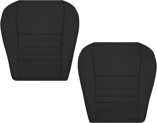 Vista 4 de Compatible con Ford Mustang GT V8 1999, 2000, 2001, 2002, 2003, 2004, funda de asiento convertible de piel sintética, se adapta tanto al conductor
