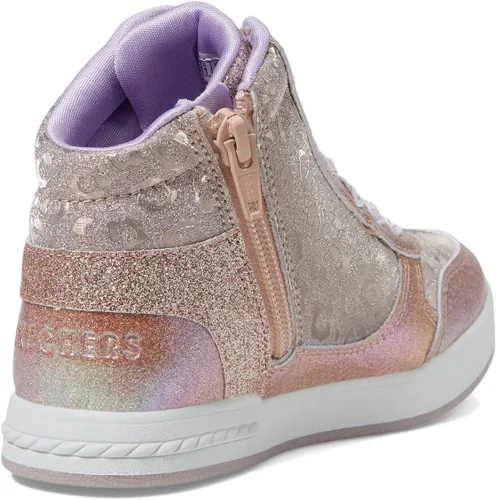 Vista 5 de Skechers Girl's Street Standouts 2.0-Leopard Shine Sneaker