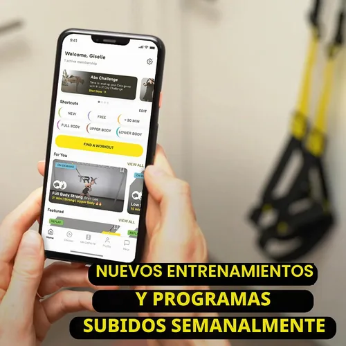 Vista 7 de TRX Entrenador de suspensión Pro3 + TRX Training Membresía bajo demanda de 6 meses