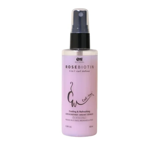 Vista 4 de On Natural Curl-N-Wavy - Definidor de rizos 3 en 1 (8 onzas, agua de arroz Batana)