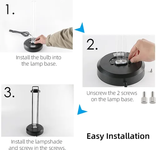 Vista 9 de COOSPIDER Bombilla de repuesto de luz UV de 38 vatios sin ozono para CTUV-38