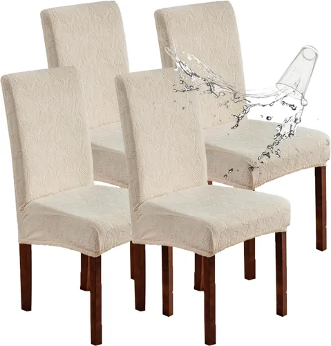 Vista 48 de Fundas impermeables para sillas de comedor, fundas elásticas para sillas Parsons, para comedor, cocina, funda protectora para silla de comedor