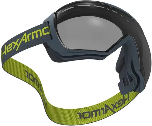 Vista 5 de HexArmor Gafas de seguridad antivaho MX500, diseño sobre las gafas, amplio campo de visión, protección ocular con clasificación de salpicaduras