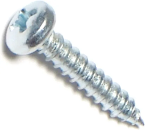 Vista 9 de Hard-to-Find Fastener 014973297435 - Tornillos de hoja metálica con cabeza Phillips Pan, 4 x 1, 100