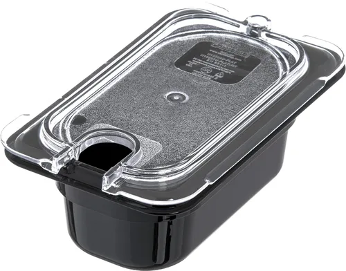 Vista 10 de Carlisle FoodService Products StorPlus StorPlus - Tapa universal de policarbonato con muescas, superficie plana con muescas, transparente