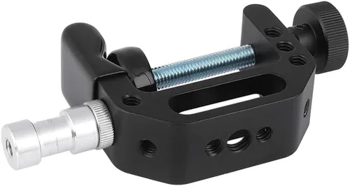Vista 7 de CAMVATE Abrazadera en C robusta con puntos de montaje de tornillo de rosca macho y hembra de 1/4" y 3/8" (tipo universal) - 2474