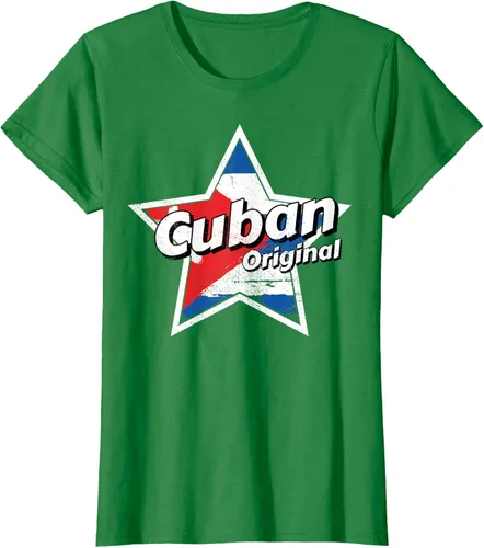 Vista 32 de Camisa Cubano Original Camisa Bandera de Cuba Camiseta Cubano, Negro