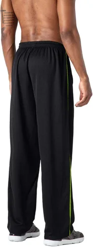 Vista 4 de EKLENTSON Pantalones de malla para hombre con cintura elástica y cordón