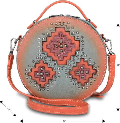 Vista 4 de Montana West Western Aztec Collection - Bolso de mano para mujer