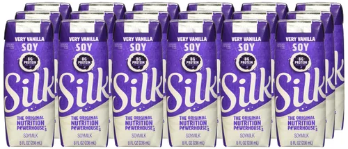 Vista 4 de Silk Leche de soja muy vainilla, 6 - 8 onzas líquidas