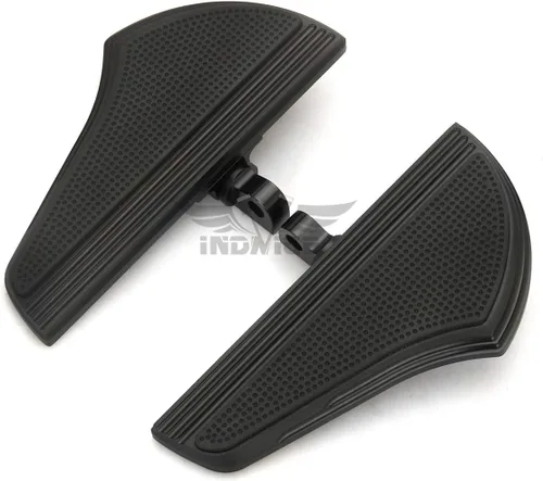 Vista 7 de Para Harley Defiance controlador negro Floorboards kits touring street electra glide fltr estribos flhx freno pedal cubre 1980-2018