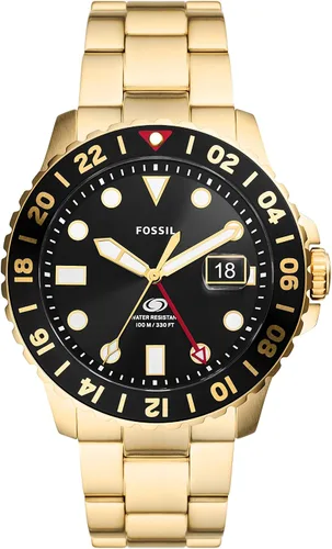 Vista 21 de Fossil Men's Watch, Blue Quartz Stainless Steel Dive-Inpired Watch for Men