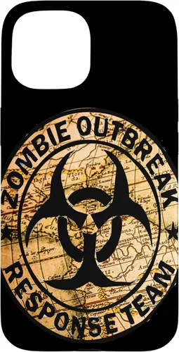 Vista 6 de iPhone 16 Funny Halloween Apocalypse Outbreak Zombie Response Team Case