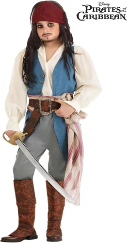 Vista 4 de Disfraz de Captain Jack Sparrow para niños