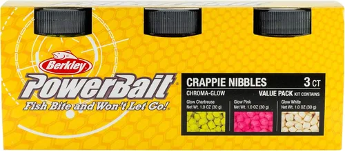 Vista 14 de Berkley PowerBait - Cebo de pesca para picaduras de cangrejo Glow/Chartreuse