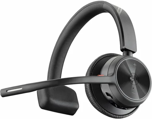 Vista 4 de Poly - Auriculares inalámbricos Voyager 4310 UC (Plantronics) - Auricular de una sola oreja con micrófono Boom - Conéctate a PC/Mac a través