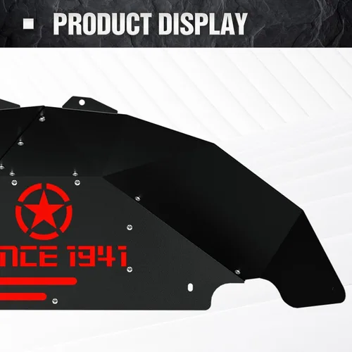 Vista 8 de YZONA - Forros de guardabarros interiores delanteros y traseros compatibles con Jeep Wrangler JK y JKU Unlimited 2007-2018 (2/4 puertas), cubiertas