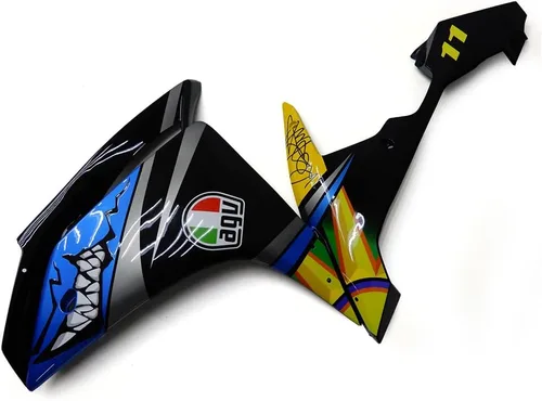 Vista 6 de Sportbikefairings Molde de inyección Kit de carenados para Yamaha 2007 2008 YZF-R1 07 08 YZF-1000 R1 ABS plástico motocicleta Carrocería Shark
