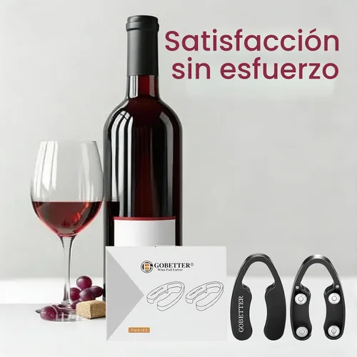 Vista 7 de GOBETTER Cortador magnético de papel de aluminio de 2 piezas, 4 cuchillas inoxidables, removedor de papel de aluminio, accesorio para abridor