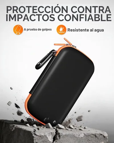Vista 3 de ProCase Estuche rígido para SSD portátil SanDisk Extreme
